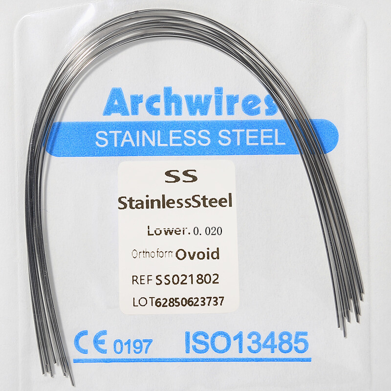 10PCS Round Wire Stainless Steel Round Wire Arch Wire Lower and Upper