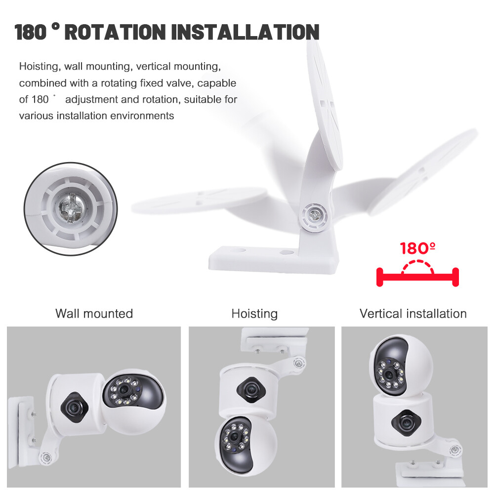 Camera Hole-free Holder Smart Surveillance Wall Mount Bracket Projector Stand Home Adjustable Monitor Fixed Base Rack