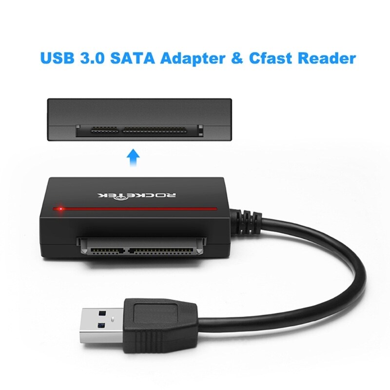 CFast Card Reader Rocketek CFast 2.0 Reader USB 3.0 to SATA Portable Professional CFast Memory Card Reader for PC/Phone  18