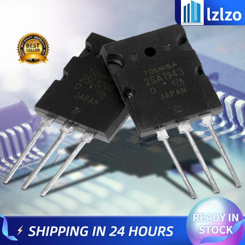 5 Pair Black Audio Transistor 2SA1943 2SC5200 High Power Matched Audio Transistor