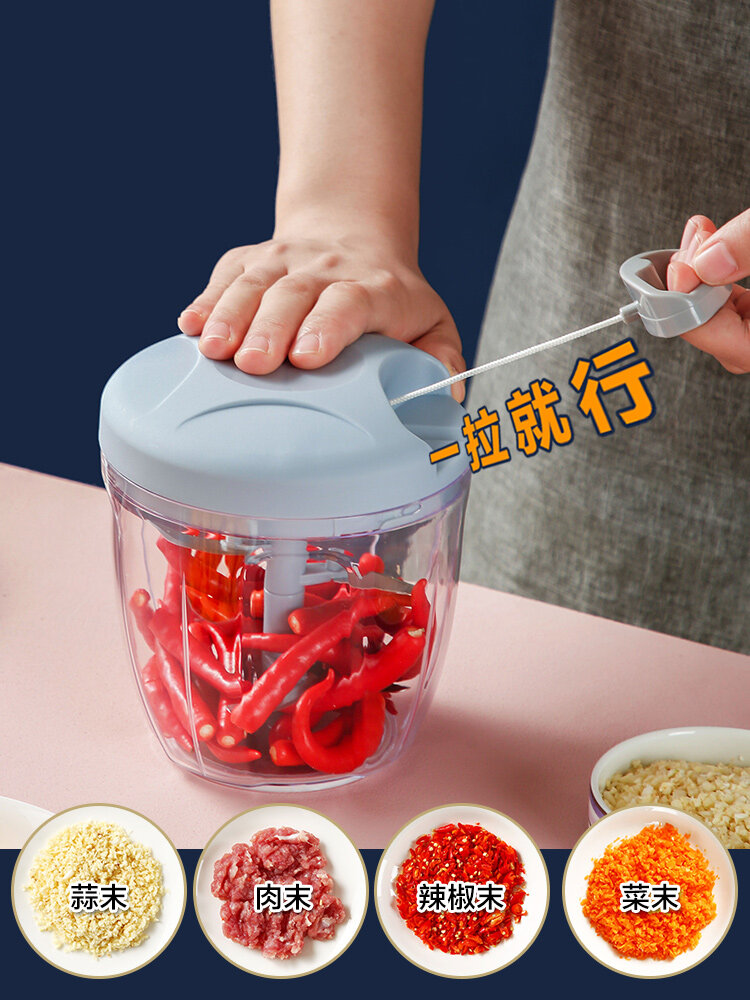 9L5B Garlic masher kitchen chopper hand pull type multifunctional garlic puller household garlic cutter J 7SP1