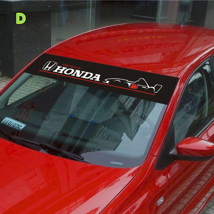 Honda Windshield Stickers Waterproof Front Rear Windscreen Windshield Window Decal for Toyota Camry RAV4 VIOS Prado Fortuner CITY FIT CR-V ACCORD Odyssey