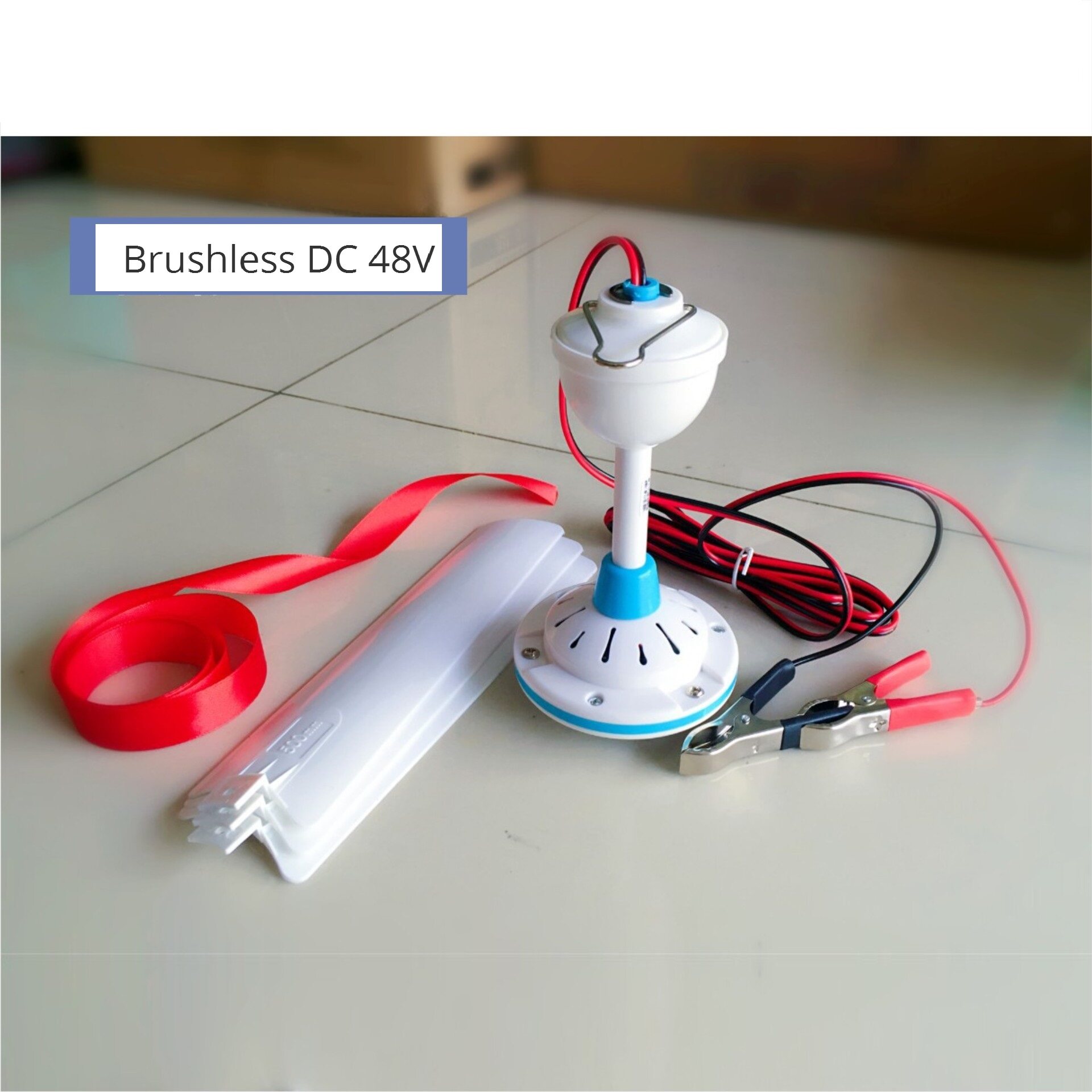 Tian 48V Low Voltage Dc Power Ceiling Fan Outdoor Nonelectric Fan Fc1150 Breeze Battery Fan