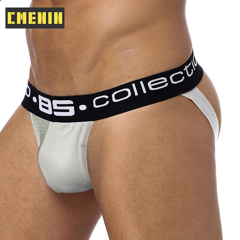 (1 Cái) Mesh Men Underwear Jockstrap Thongs BS139