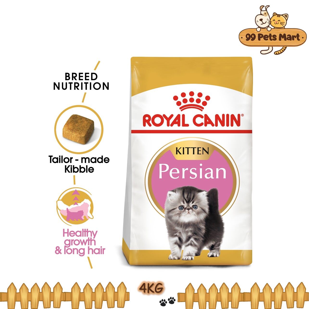 Royal Canin Persian Kitten (4kg) Dry Cat Food Makanan Kucing