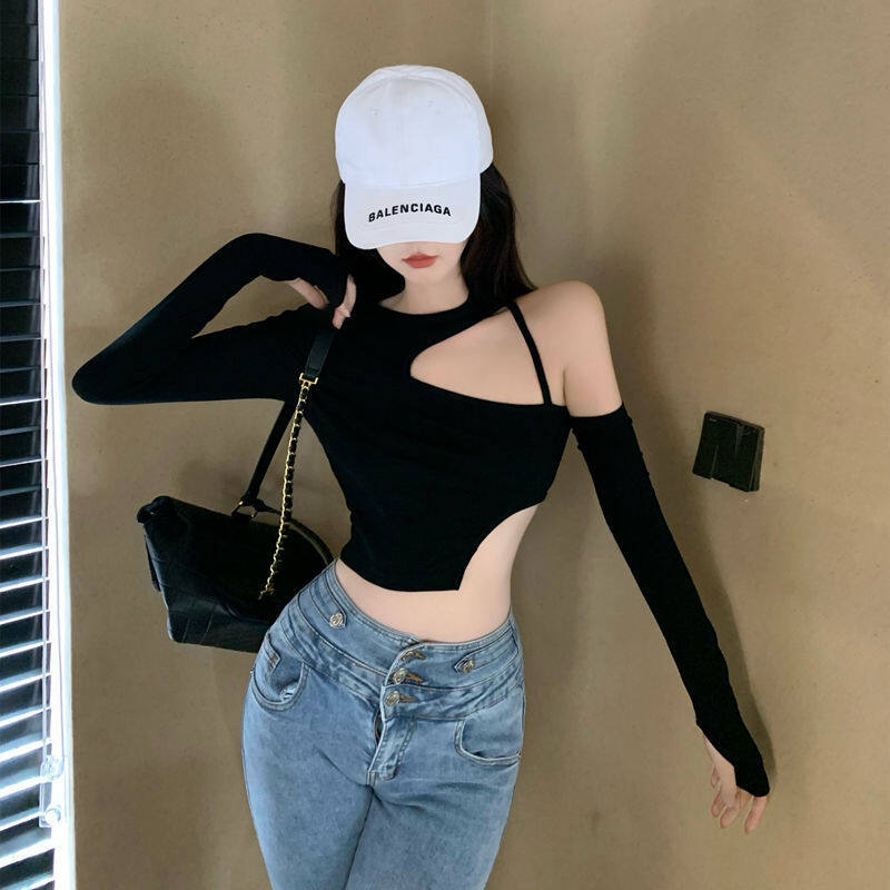 T-shirt Women's Short Long-sleeved Bottom Top