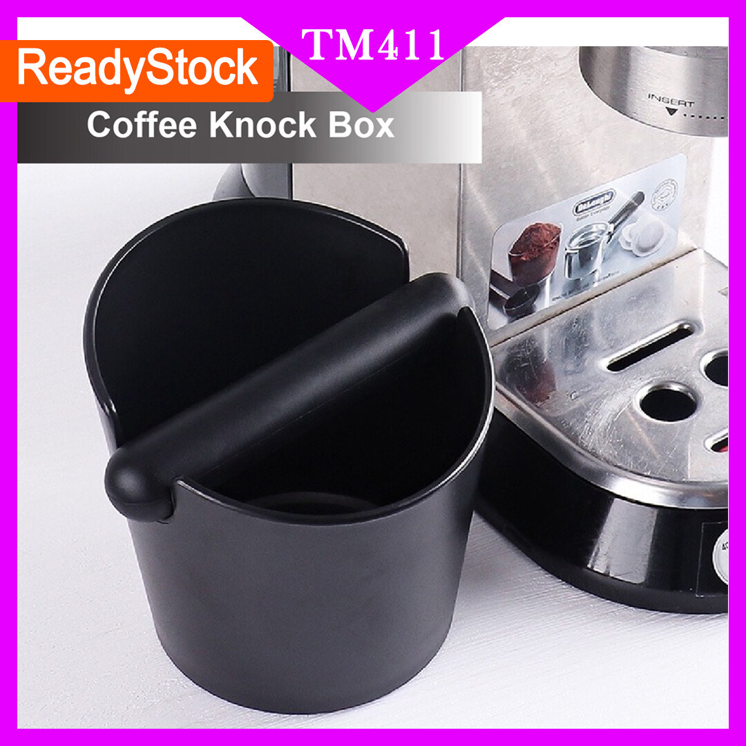Coffee Espresso Grind Knock Box And Espresso Dump Bin Black Coffee