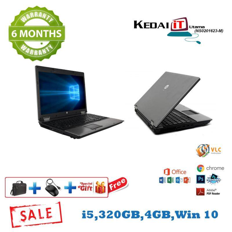 Hp 6460B I5 2ND Gen , 4GB Ram , 320GB HDD, Windows 10 Malaysia