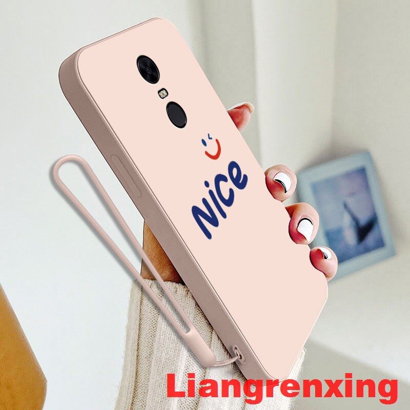 Casing redmi 5 plus phone case Softcase Liquid Silicone Protector Smooth shockproof Bumper Cover new design YTNC01