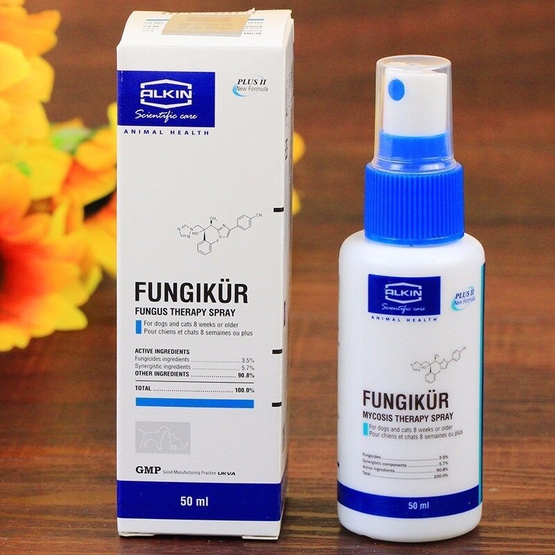 Xịt trị nấm fungikur cho chó mèo