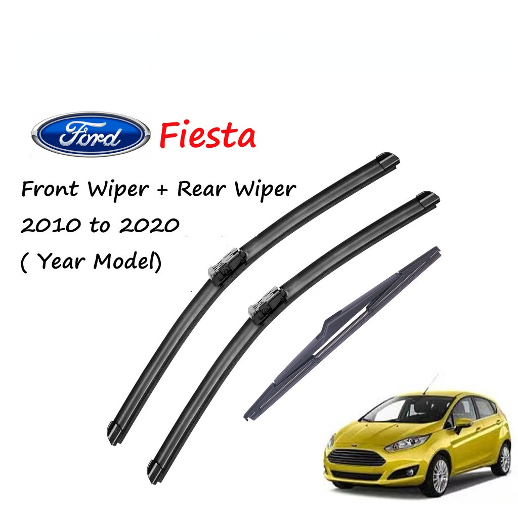 For Ford Fiesta Wiper Blade Set (Front/Rear) for 20102020 Year Model