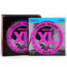 DAddario EXL 110 EXL 120 EXL 130 Electric Guitar Strings (Nickel Wound) Light Gauge