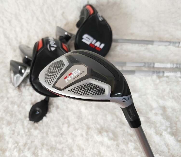 Taylormade TaylorMade Golf Clubs M6ขาไก่ไม้เหล็ก UT Rod SIM พร้อมปลอกหุ้มคันเบ็ด