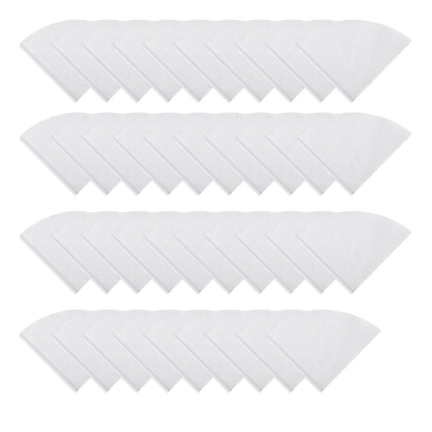 Raw wood pulp coffee filter paper hand-washed filter paper fan-shaped cone filter drip coffee pot V60 filter paper 1-4 people
