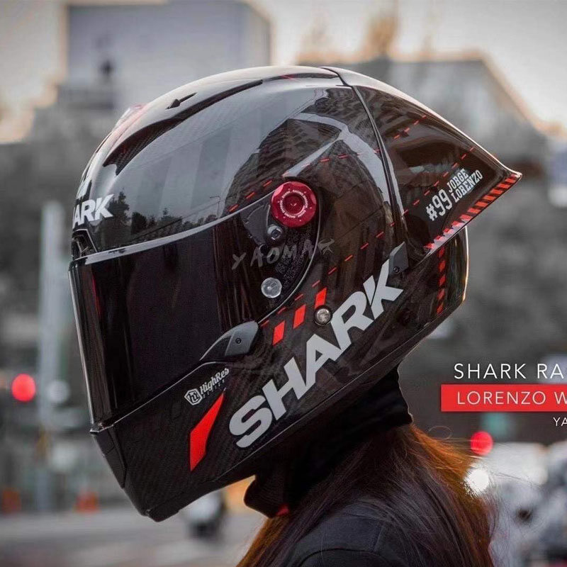 SHARK Shark Lorenzo Reading Carbon Fiber Race R Pro GP Large Tail