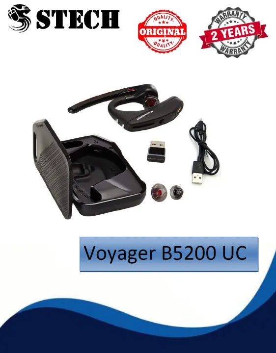 voyager 5200 uc bluetooth headset b5200