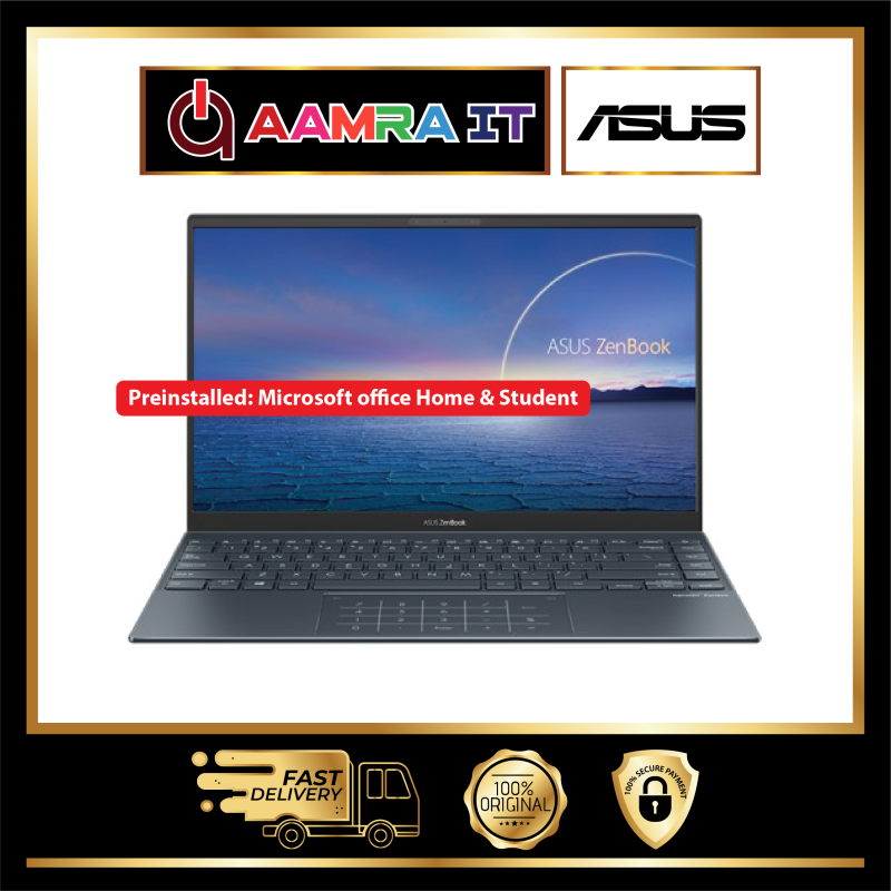 ASUS ZENBOOK UX425E-ABM067TS 14 (I5-1135G7, 8GB, 512GB SSD, INTEL UHD, GREY W10) Malaysia