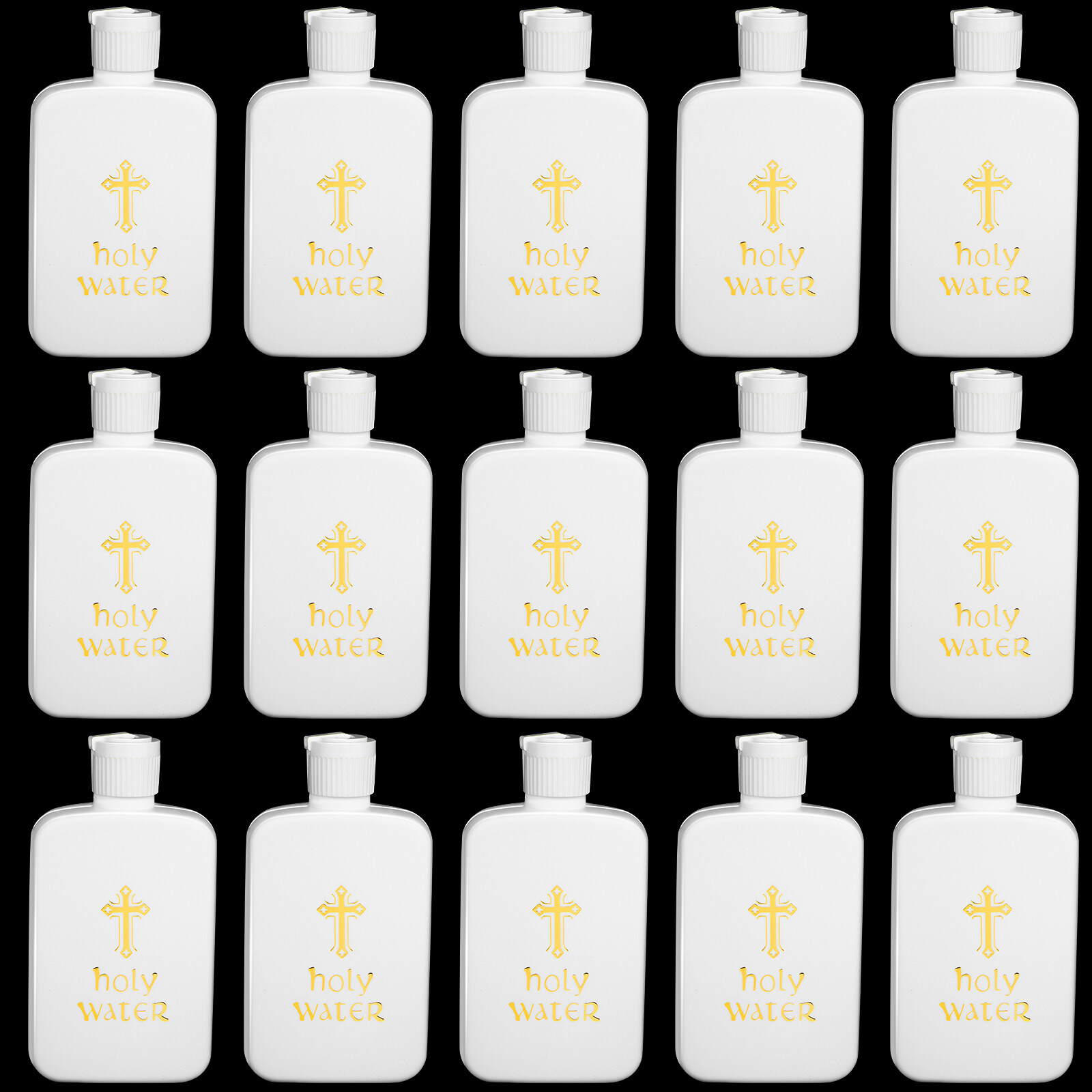 15Pcs 100ml Holy Water Bottles Plastic Holy Water Container Holy Water