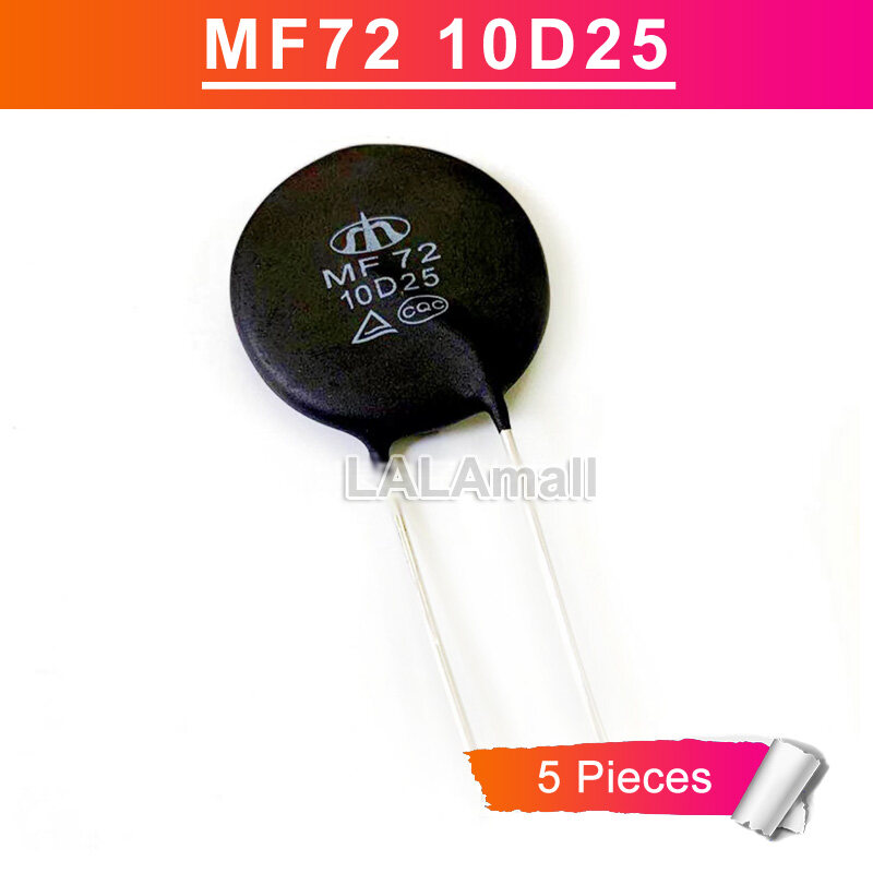 5pcs MF72 10D25 Varistor MF7210D25 Power NTC Thermistor 10R Thermal