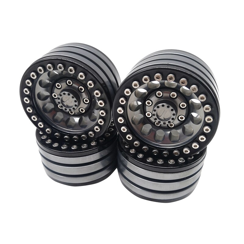4 Sets 1.9 Inch Rock Crawler Tires & Wheels - Ultra Soft For RC Cars