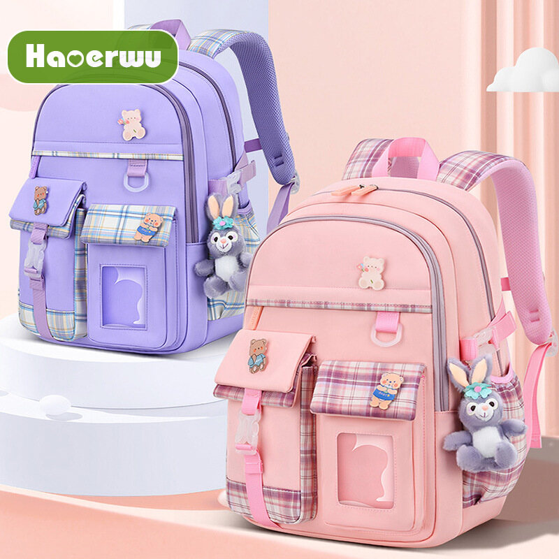 JOYNCLEON New schoolbag for elementary school students Large capacity lightweight children's backpack for girls grades 1-3-6