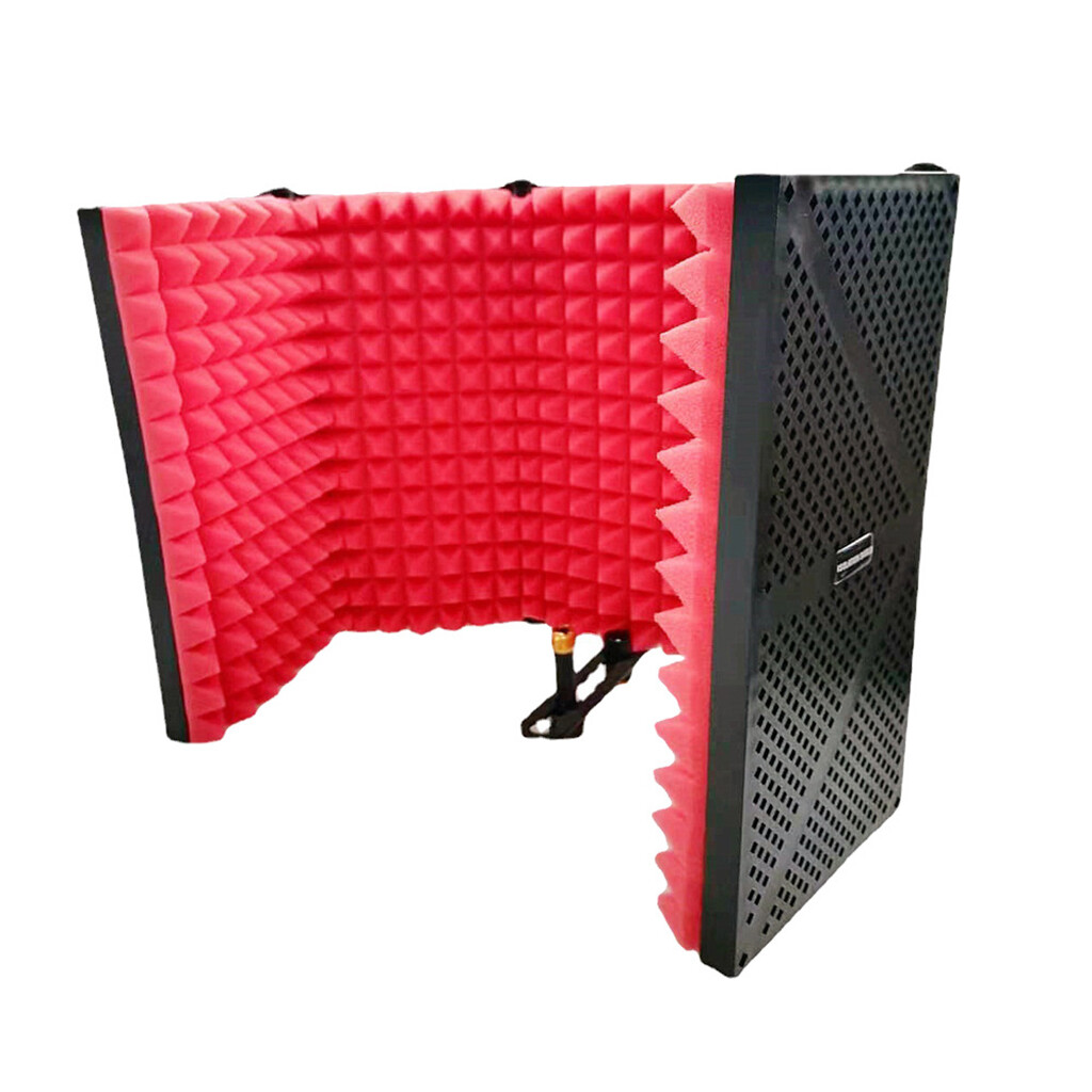 Kowaku Tấm Chắn Micrô Điều Chỉnh Được Tấm Lọc Phản Xạ Cách Ly Buồng Giọng Hát Di Động