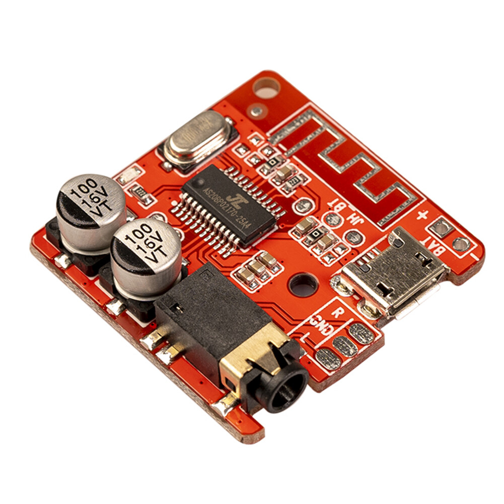 DIY Bluetooth 5.0 Audio Receiver Board 3.5mm MP3 Music Player PCB Decoder Module Audio Accessories