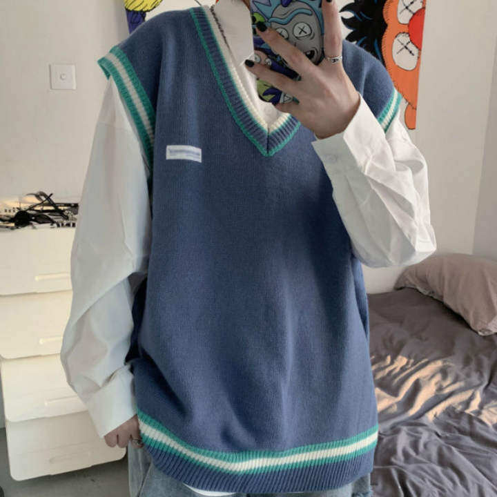 oversized sweater vest mens