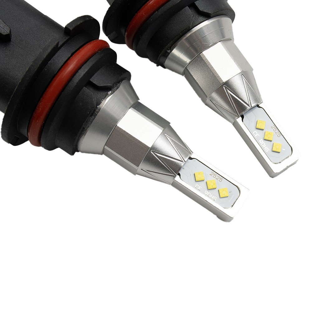 9007 HB5 LED-Headlight Bulbs High Low Beam 6000K White Fanless-Bright 2X