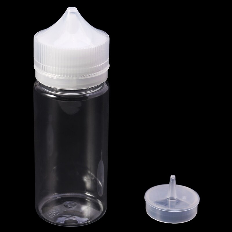 10ml-120ml PET Plastic Empty Dropper Liquid Eye Clear Water Bottle Long Tip Cap
