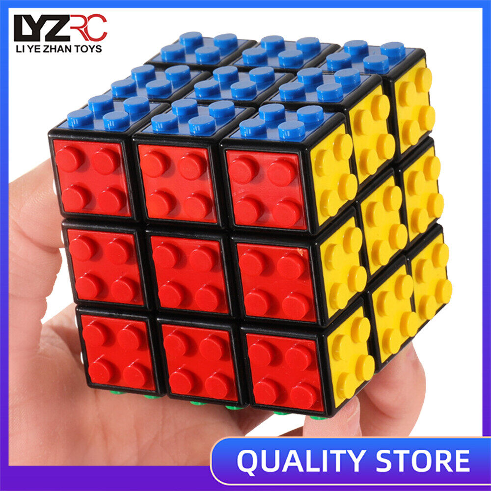 LYZRC Khối Rubik Chất Lượng Cao, Khối Rubik Ma Thuật 3X3 Đồ Chơi Fidget