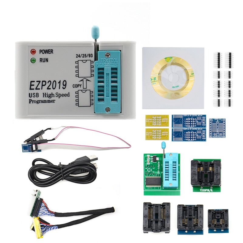 EZP2019 USB SPI Programmer EZP2019 Supports 24 25 93 EEPROM 25 Flash BIOS