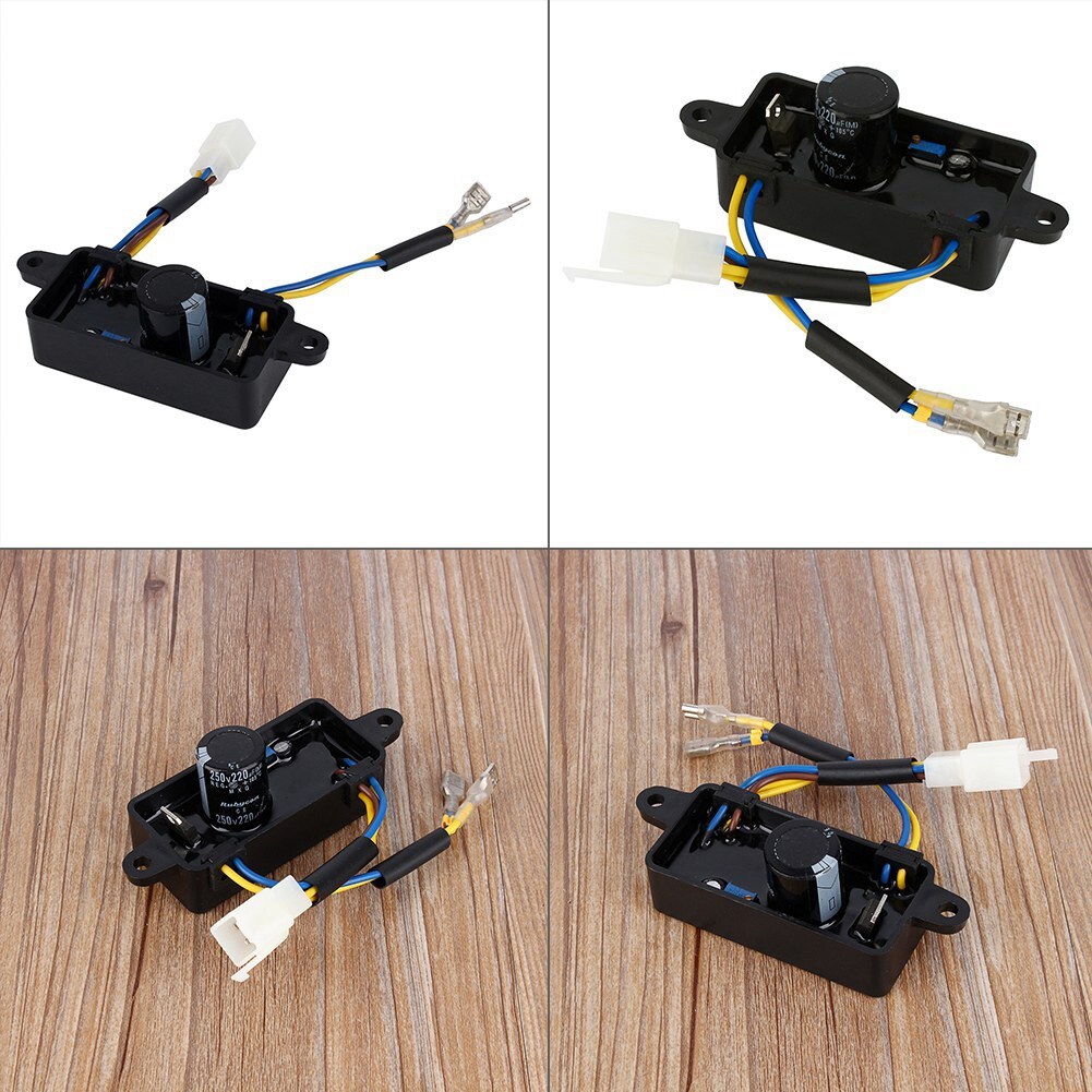 1pc Voltage Regulator Rectifier Single Phase AVR For 2KW-3KW Gasoline Generator