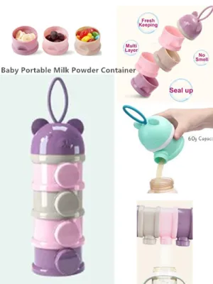 (READY STOCK) Baby Portable Milk Powder Container/Milk Powdered Storage Food Dispenser
