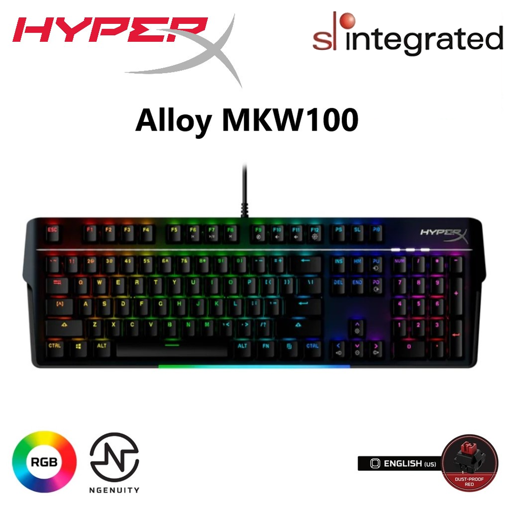 HyperX Alloy MKW 100 Mechnical Gaming Keyboard | Lazada