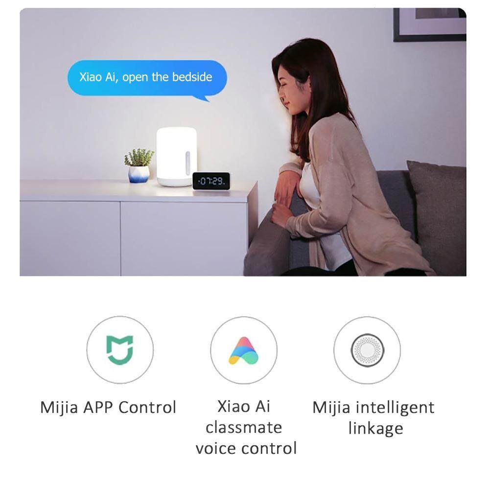 Xiaomi MiJia Smart Đèn Ngủ 2 Điều Khiển Giọng Nói Cảm Ứng Bàn Đèn Ngủ