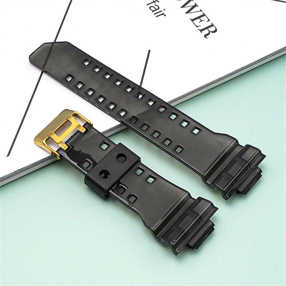 Bracelet De Remplacement En Silicone Bleu Pour Casio G-Shock (GA, GD, G-8900, GLS Séries) - 16mm - Neuf