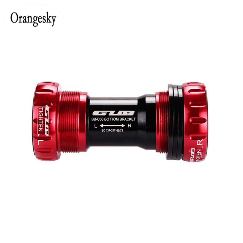 GUB C-68 Ceramic BB Crankshaft 68/73mm Thread Type BSA Crankshaft Crankshaft Bearings