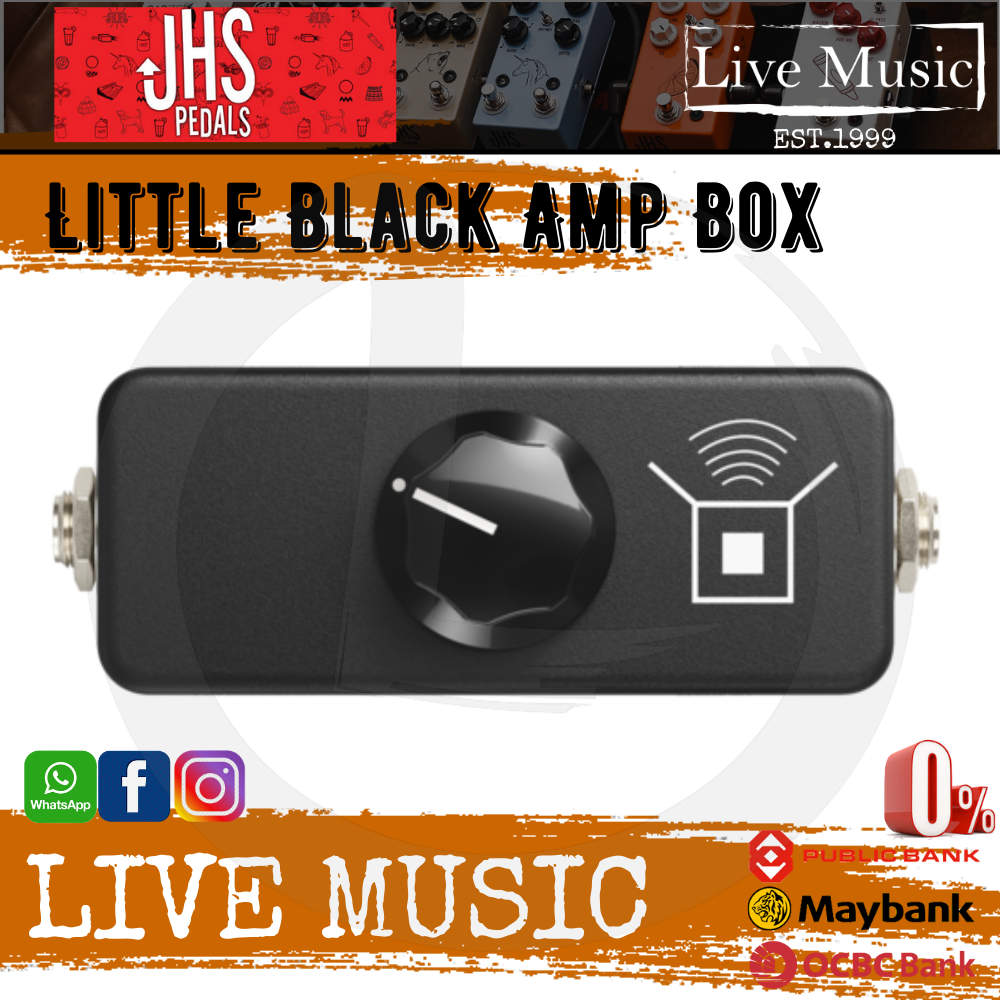 JHS Little Black Amp Box Passive Amp Attenuator Lazada