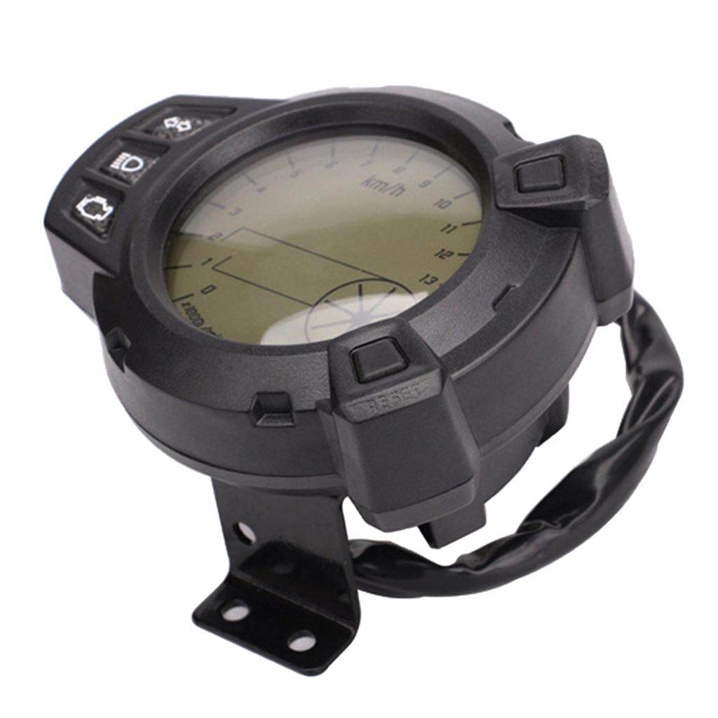 Keajaiban Bersinar LCD Alat Pengukur Digital Panel Speedometer Tachometer Odometer untuk Yamaha BWS125