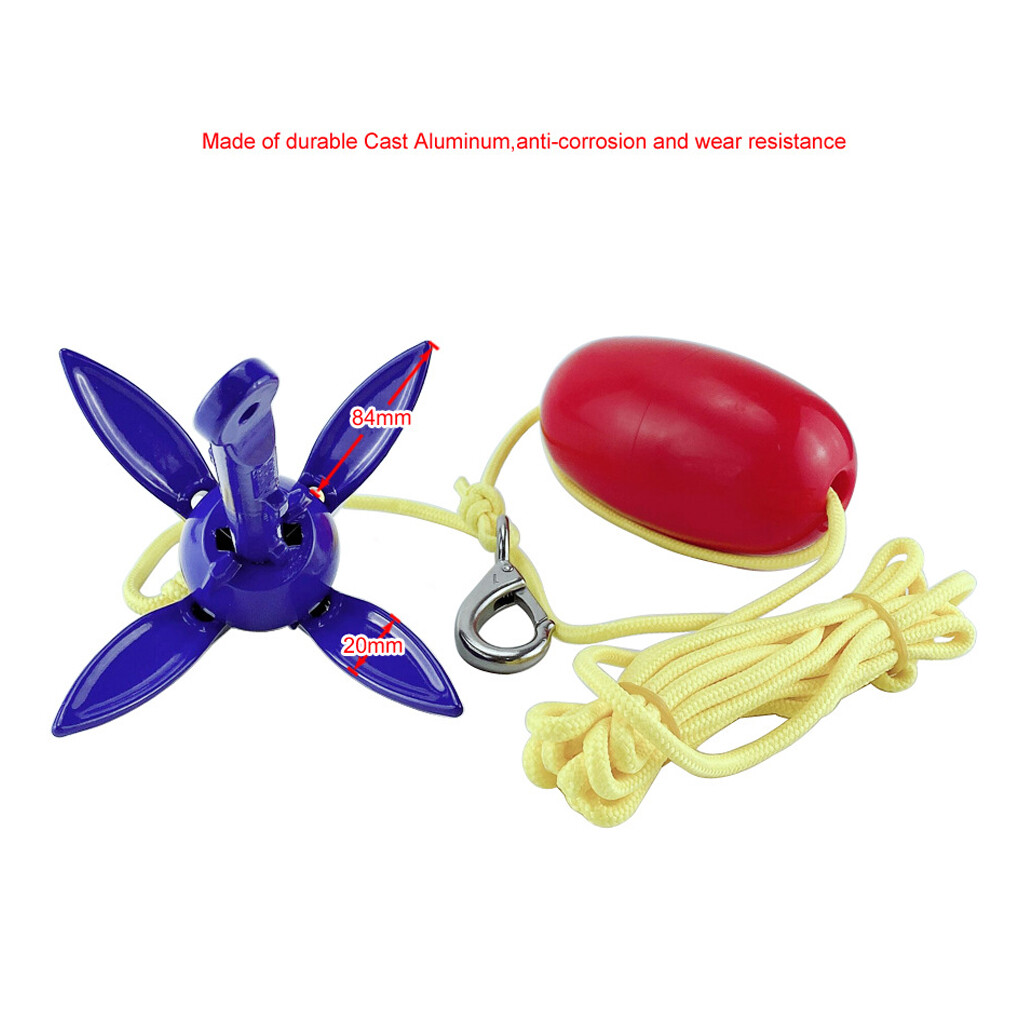 Baoblaze Aluminum Boat Anchor for Sailboats
