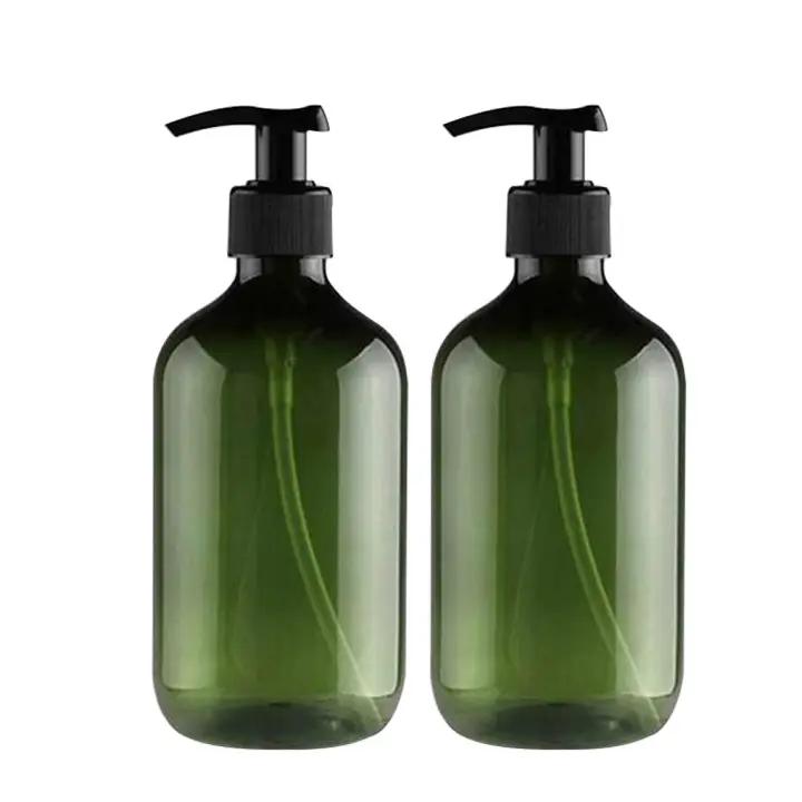 Free Shipping Bathroom Supplies Mdzz Mentally 2pcs Transparent Pet Plastic Bottles With Black Screw Caps Recyclable 500 Ml Lazada Singapore