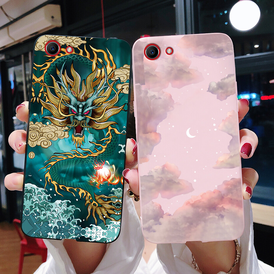 For oppo f7 youth case cool dragon painted cover slim soft phone case for oppo f7 youth casing 6.0''