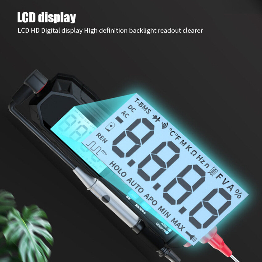 Loại Bút Vạn Năng NCV Cầm Tay Màn Hình LCD Đèn Nền Đa Năng Kế Kỹ Thuật Số DC/Đồng Hồ Đo Điện Áp Xoay Chiều