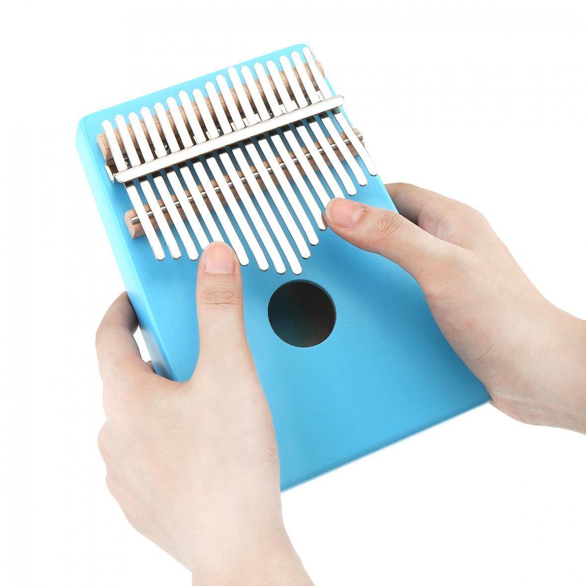 Slade 17 Phím kalimba ngón tay cái đàn piano với dụng cụ hiệu chỉnh đàn Túi khăn lau