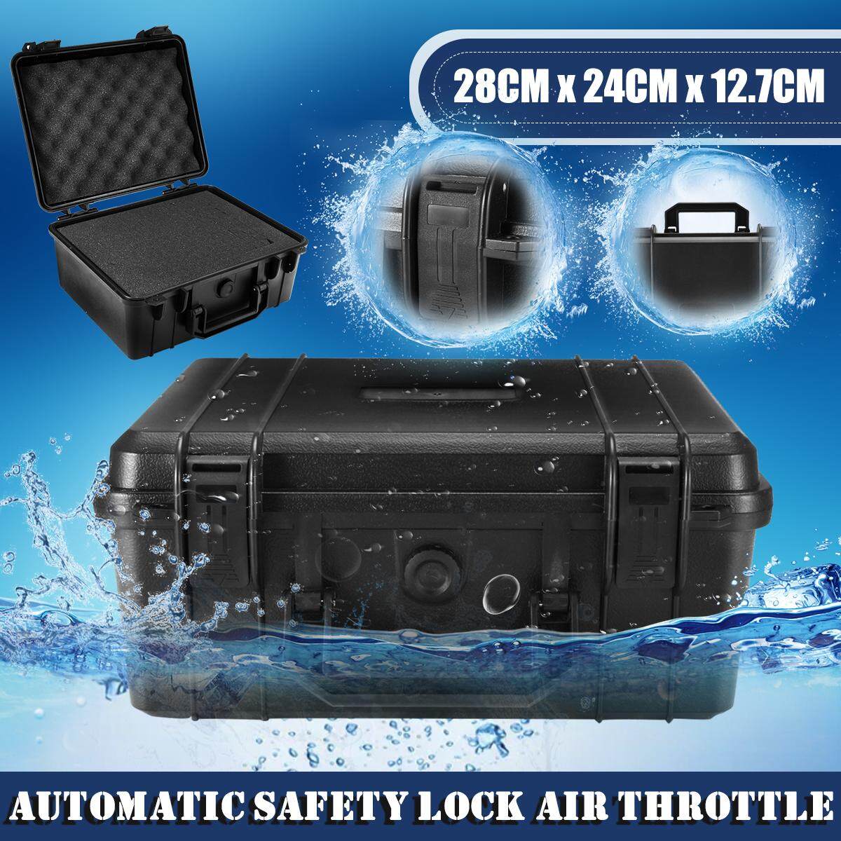 Waterproof Hard Carry Portable Tool Box Case Bag Storage With Sponge For Camera