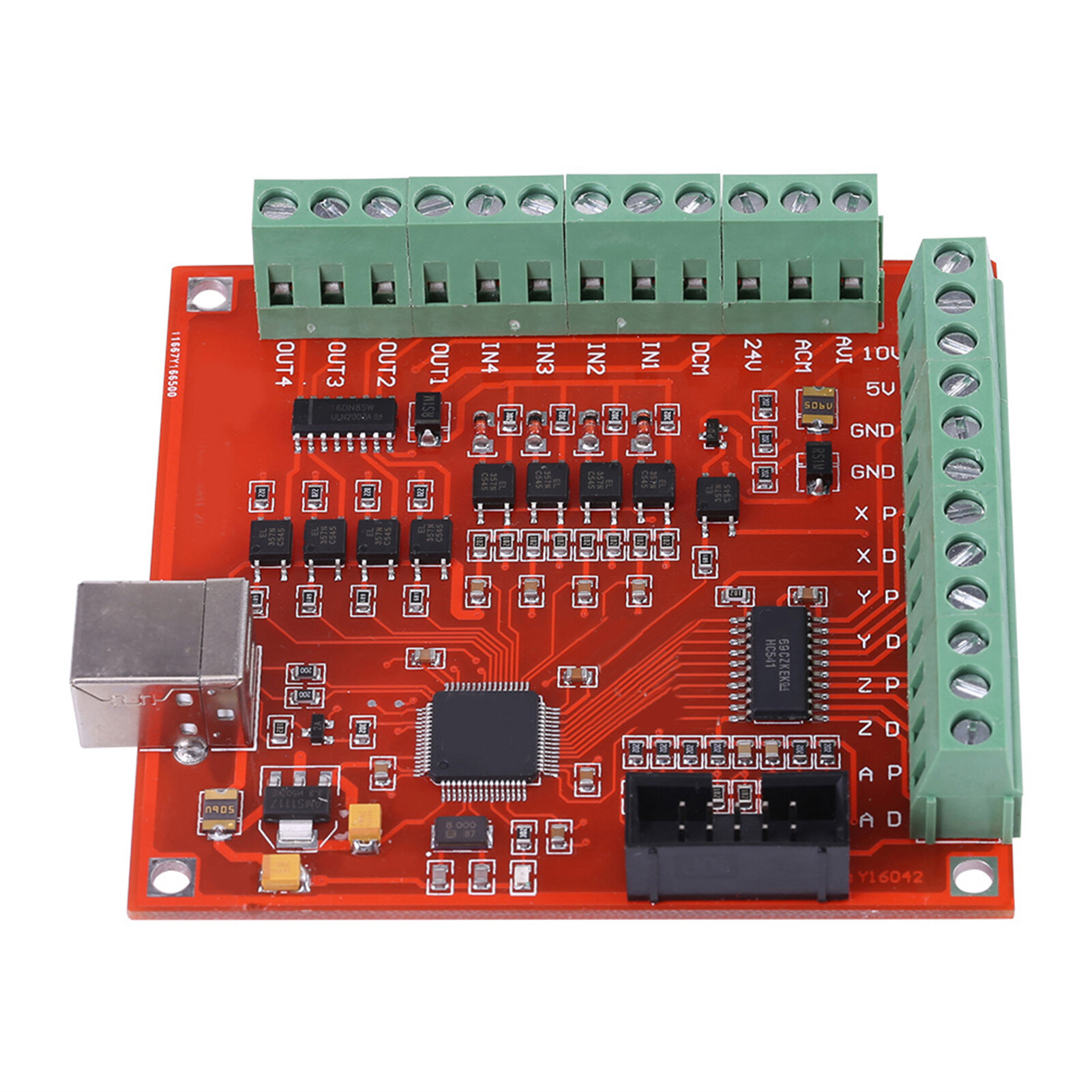 Micro Stepping Motion Control Card USB MACH3 100Khz reakout Board Adapter Controller MACH3 Motion Controller for Automatic Probe Tool for CNC Engraving