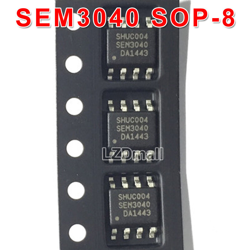5pcs sem3040 sop-8 m3040 sop8 smd power management ic new original