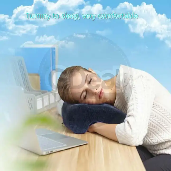 Gte Multifunctional Memory Cotton Lunch Break Face Down Head Rest
