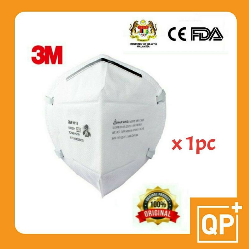 [GENUINE STORE] 3M 9502+ N95 Head Strap Particulate Disposable